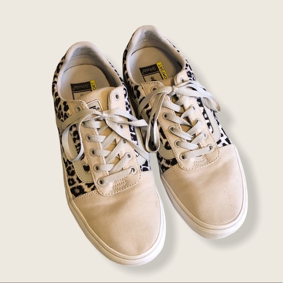 vans ward grey leopard